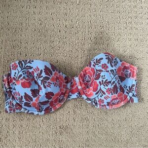 Jcrew Floral Balconette Bikini Top